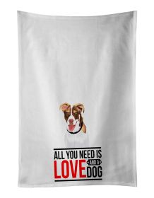 Australian Shepherd Red and White #2 Kitchen Towel Set of 2 White Dish Towels Decorative Bathroom Hand towel for Hand, Face, Hair, Yoga, Tea