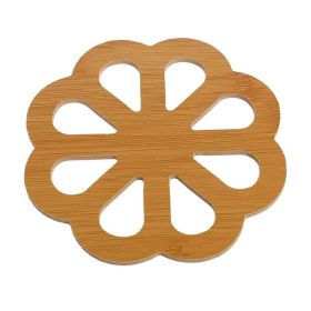 Anti-scalding Bamboo Insulation Table Mat Coaster for Home (Type: StyleB, Color: Natural)